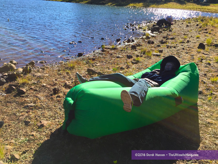 inflatable floating hammock